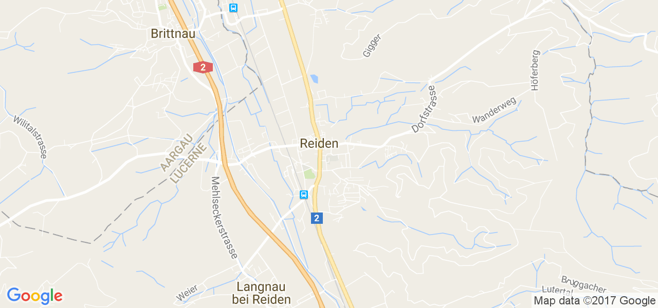 map de la ville de Reiden