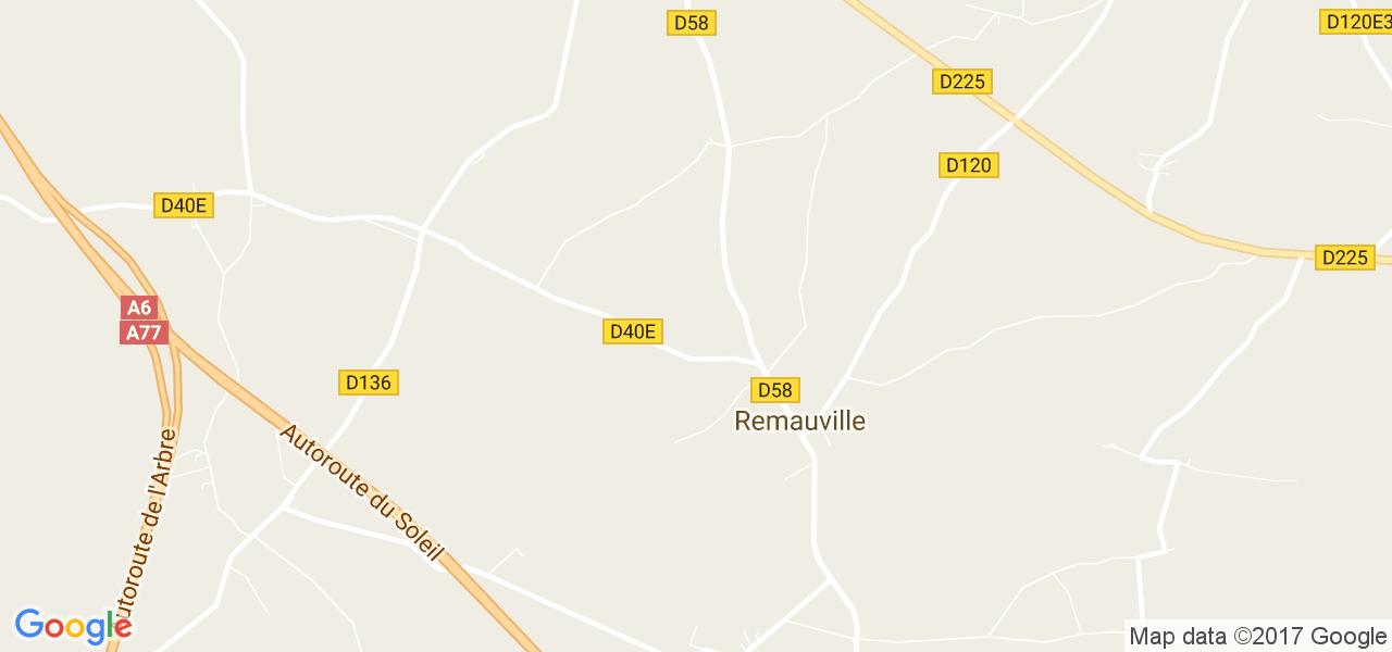 map de la ville de Remauville