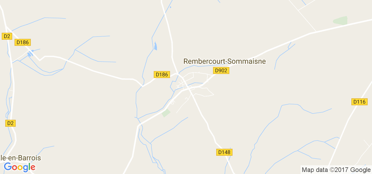 map de la ville de Rembercourt-Sommaisne