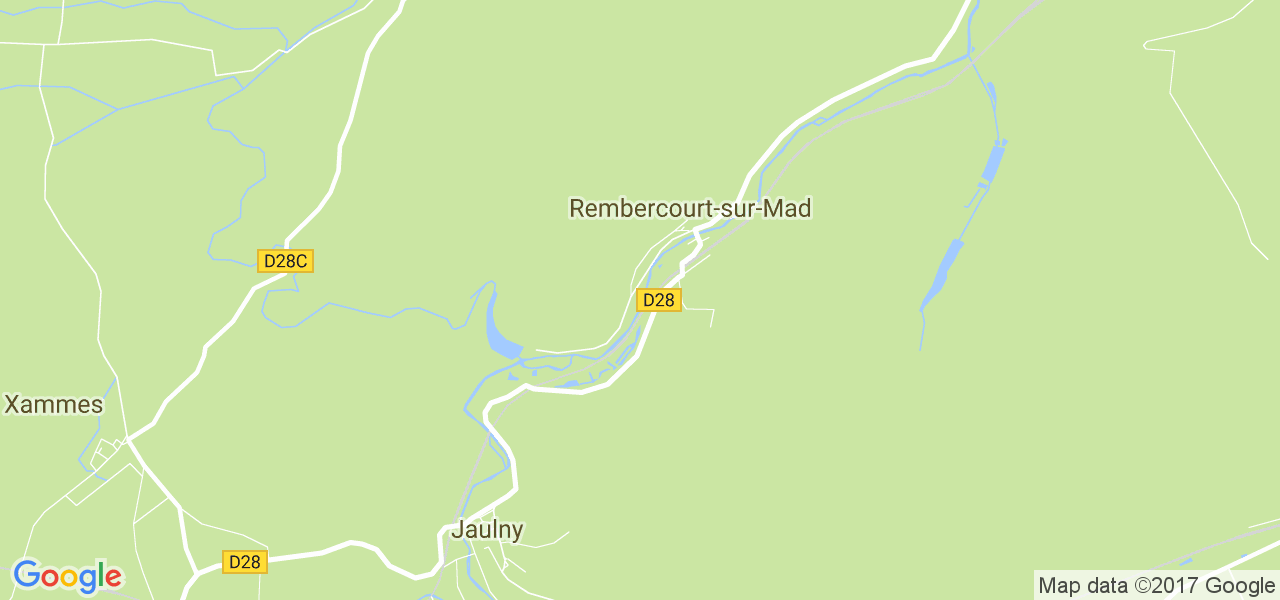 map de la ville de Rembercourt-sur-Mad