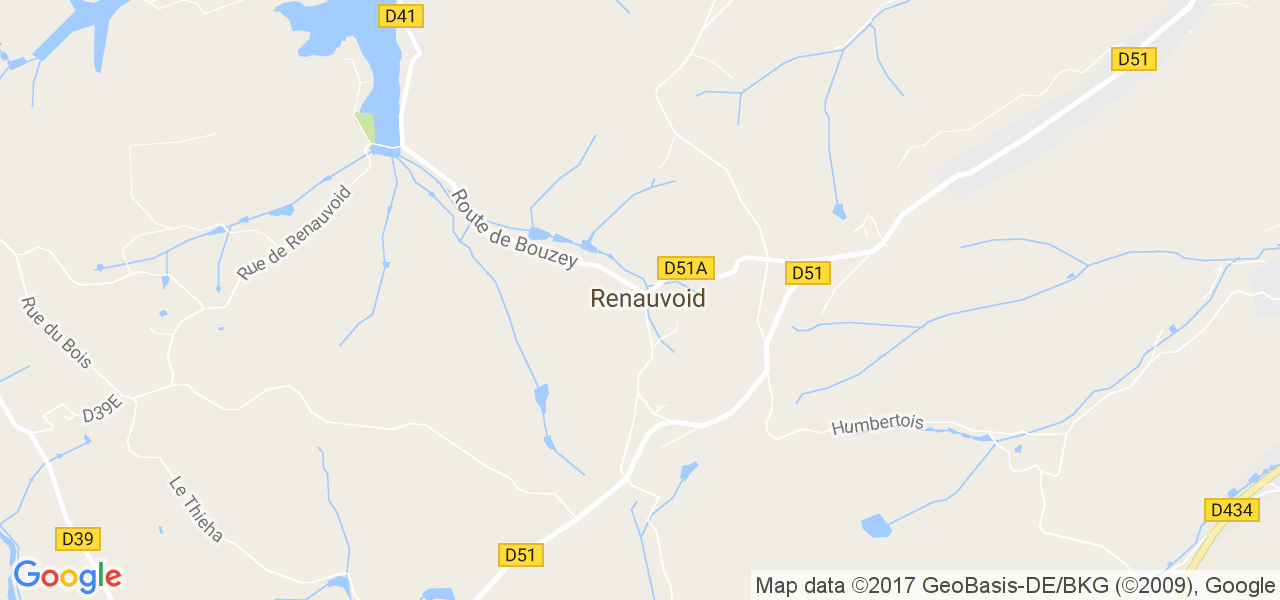 map de la ville de Renauvoid