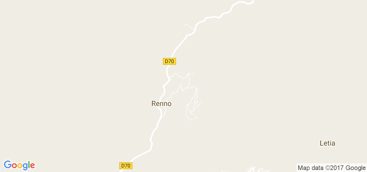 map de la ville de Renno