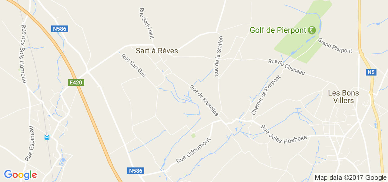 map de la ville de Rèves