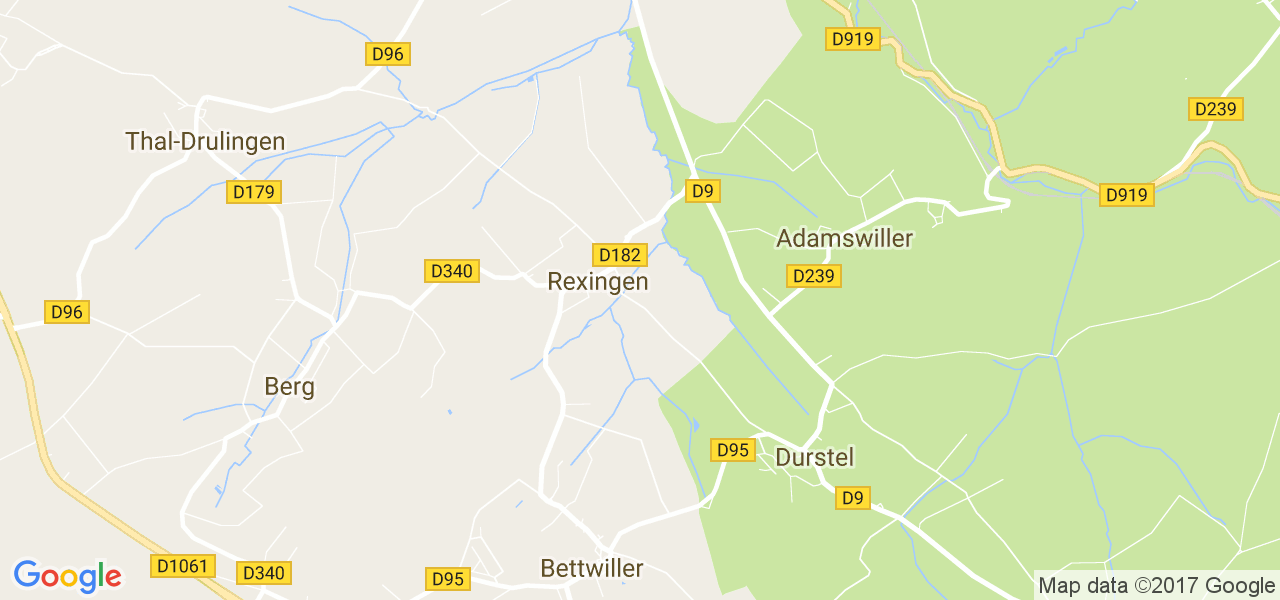 map de la ville de Rexingen