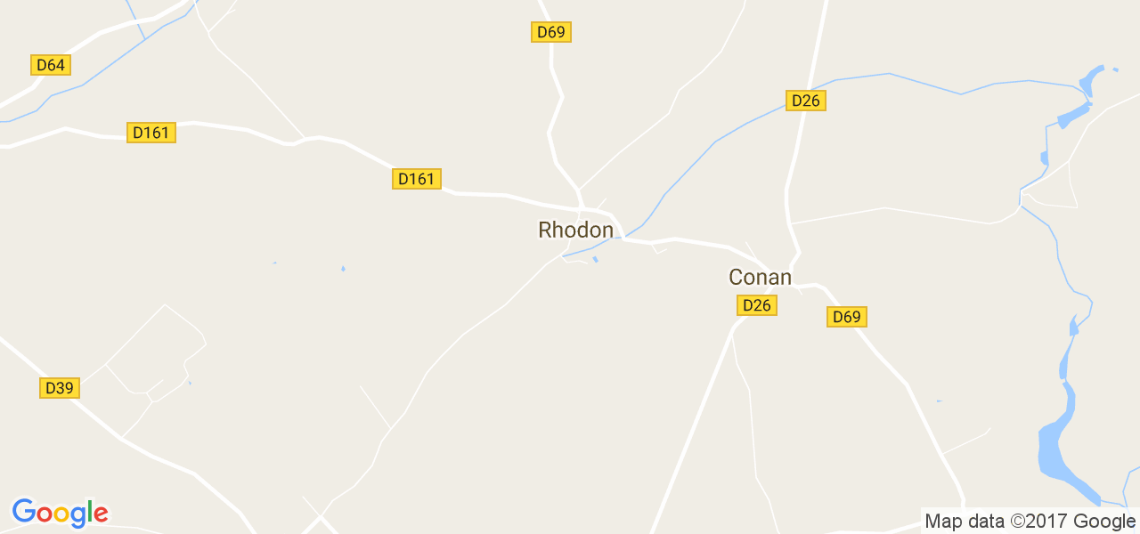 map de la ville de Rhodon