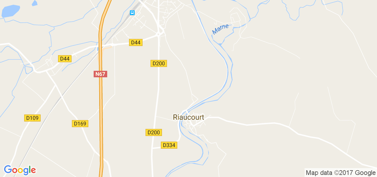 map de la ville de Riaucourt