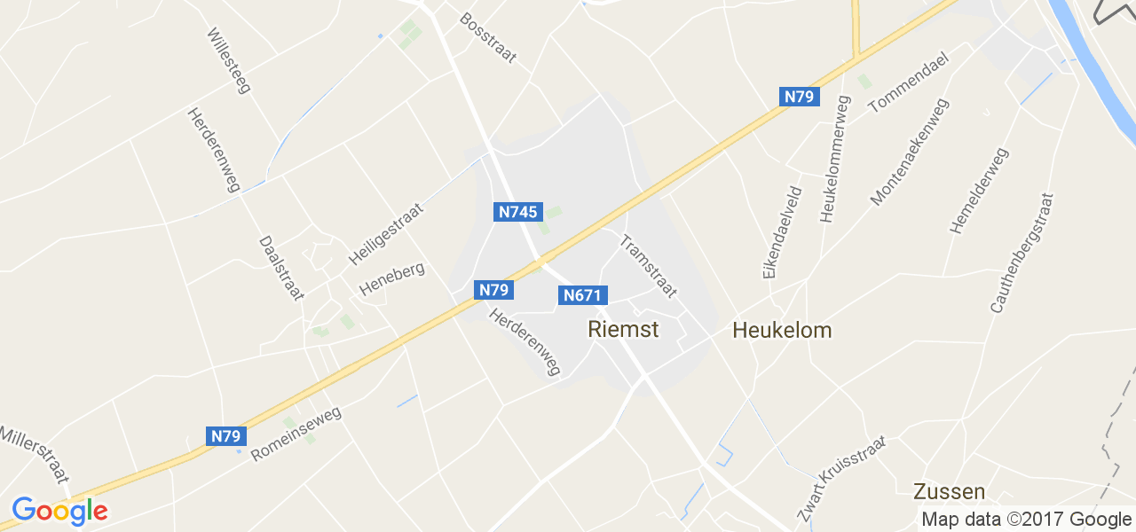 map de la ville de Riemst