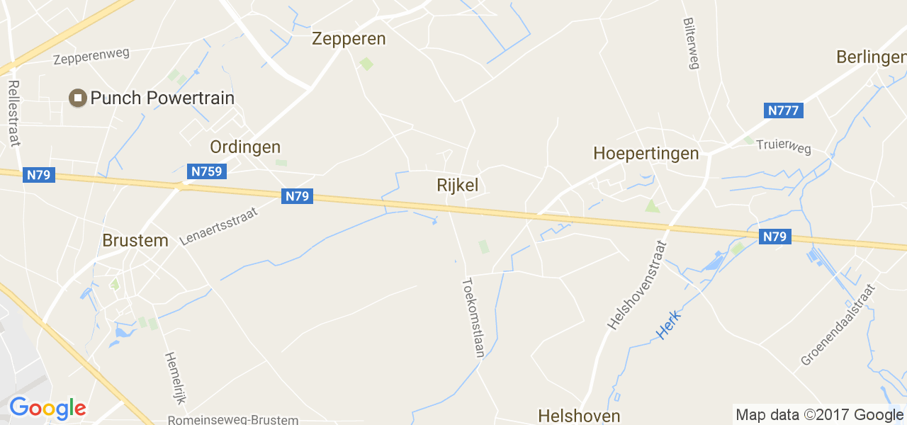 map de la ville de Rijkel