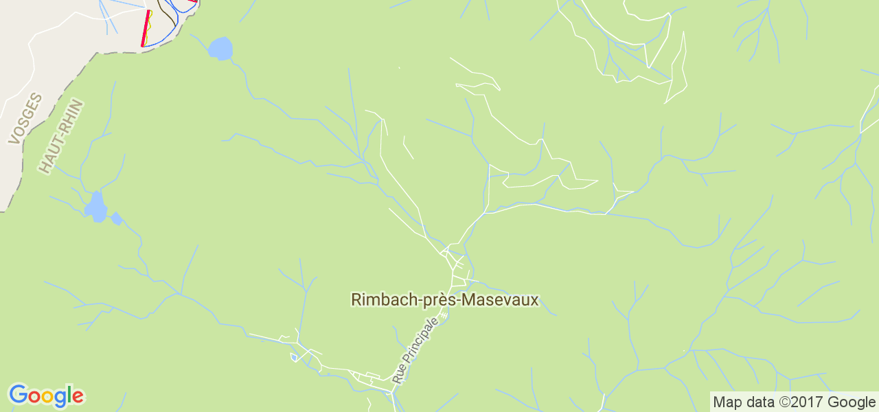 map de la ville de Rimbach-près-Masevaux