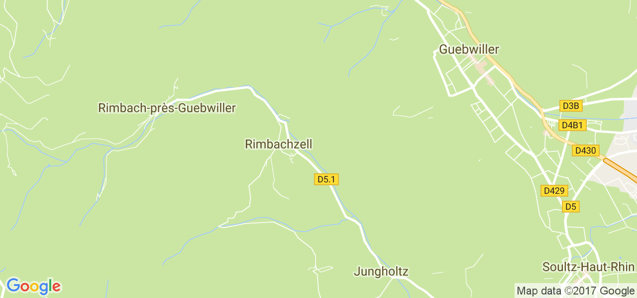 map de la ville de Rimbachzell