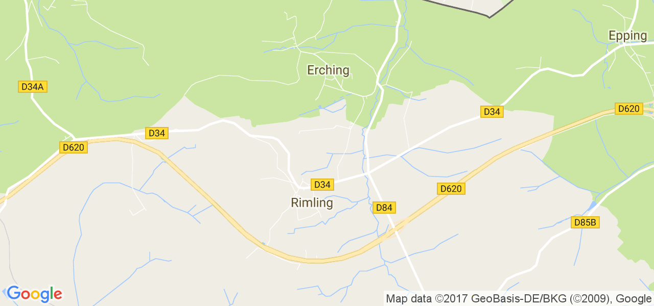 map de la ville de Rimling