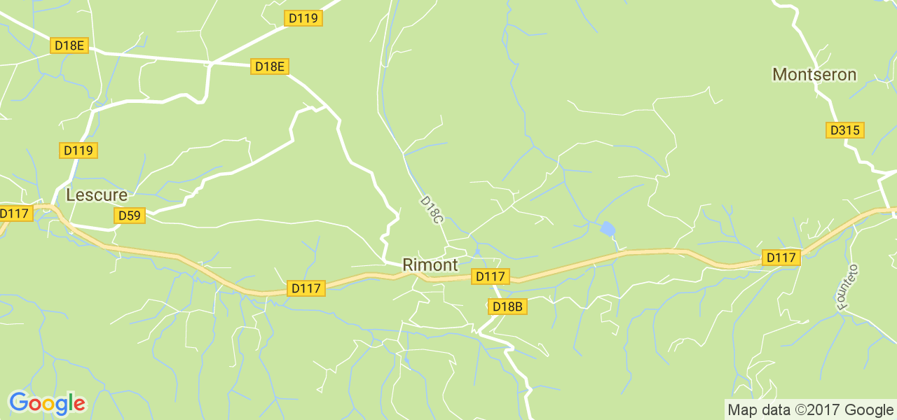 map de la ville de Rimont