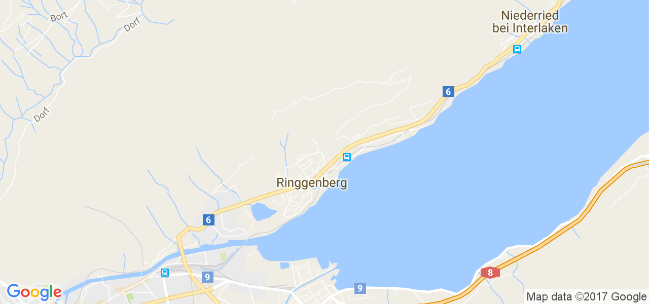 map de la ville de Ringgenberg