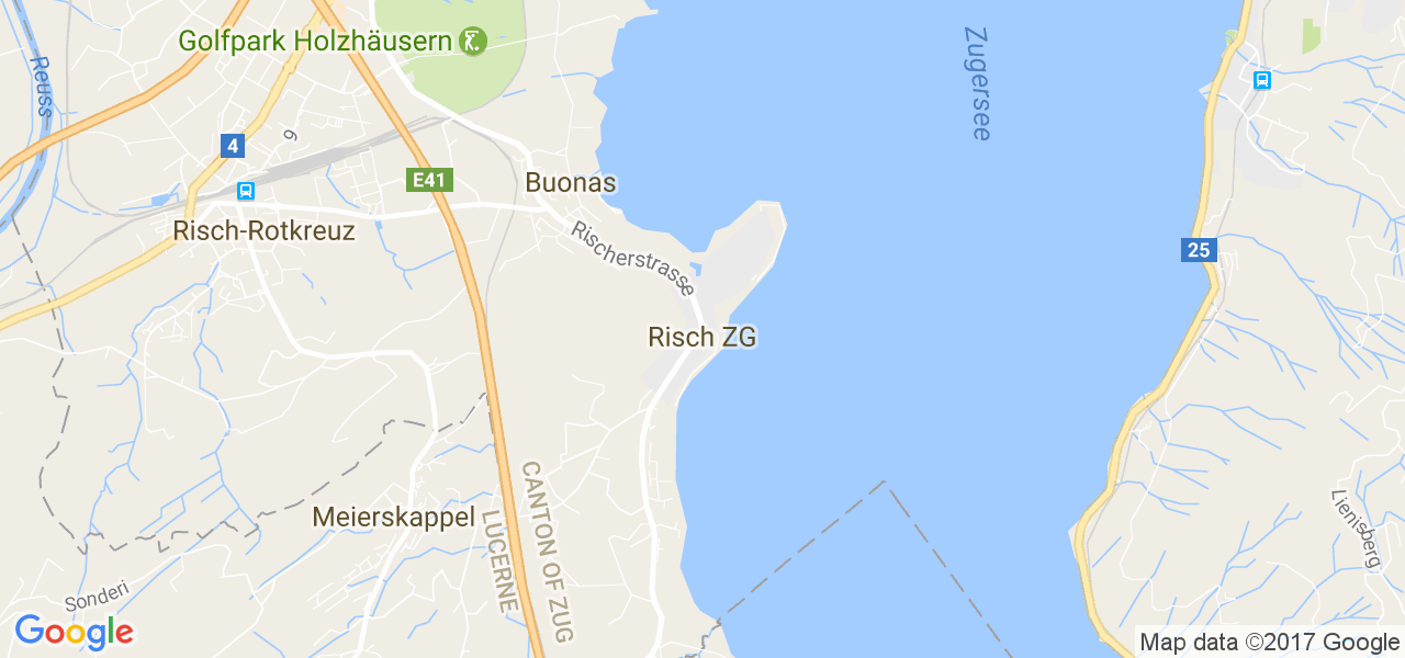 map de la ville de Risch