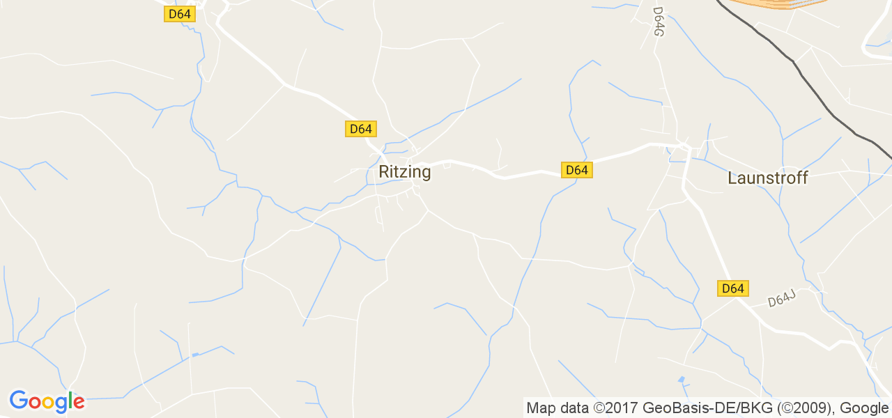 map de la ville de Ritzing