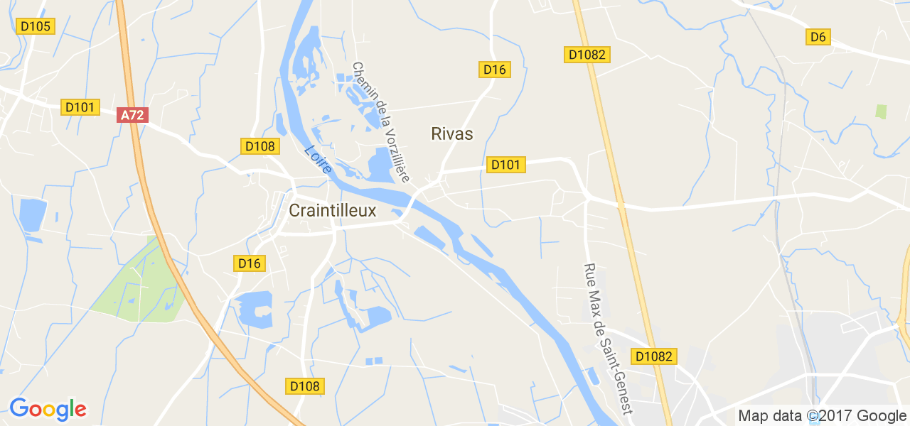 map de la ville de Rivas