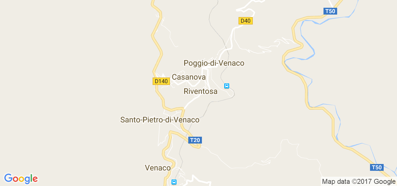 map de la ville de Riventosa