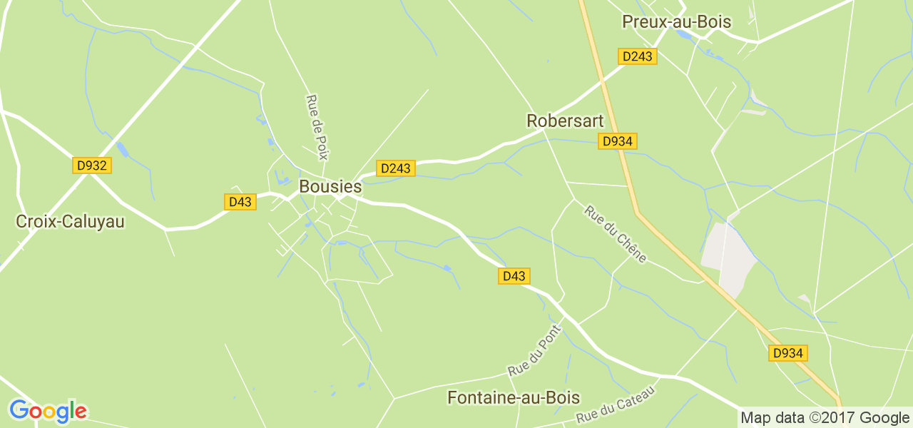 map de la ville de Robersart