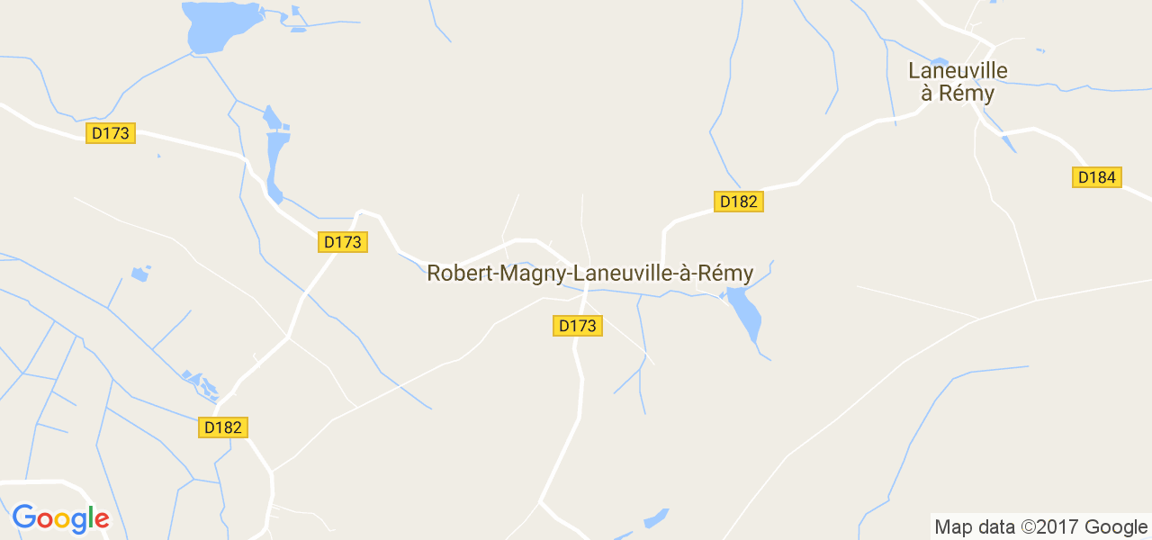 map de la ville de Robert-Magny-Laneuville-à-Rémy