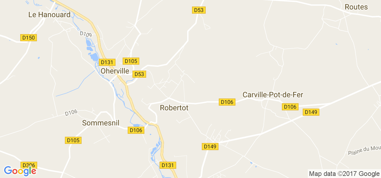 map de la ville de Robertot