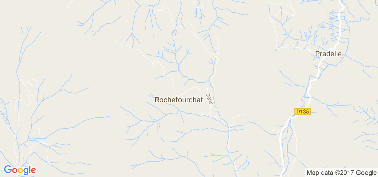 map de la ville de Rochefourchat