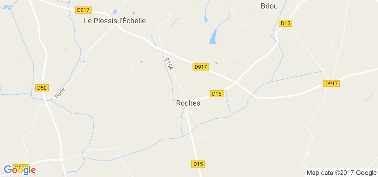 map de la ville de Roches