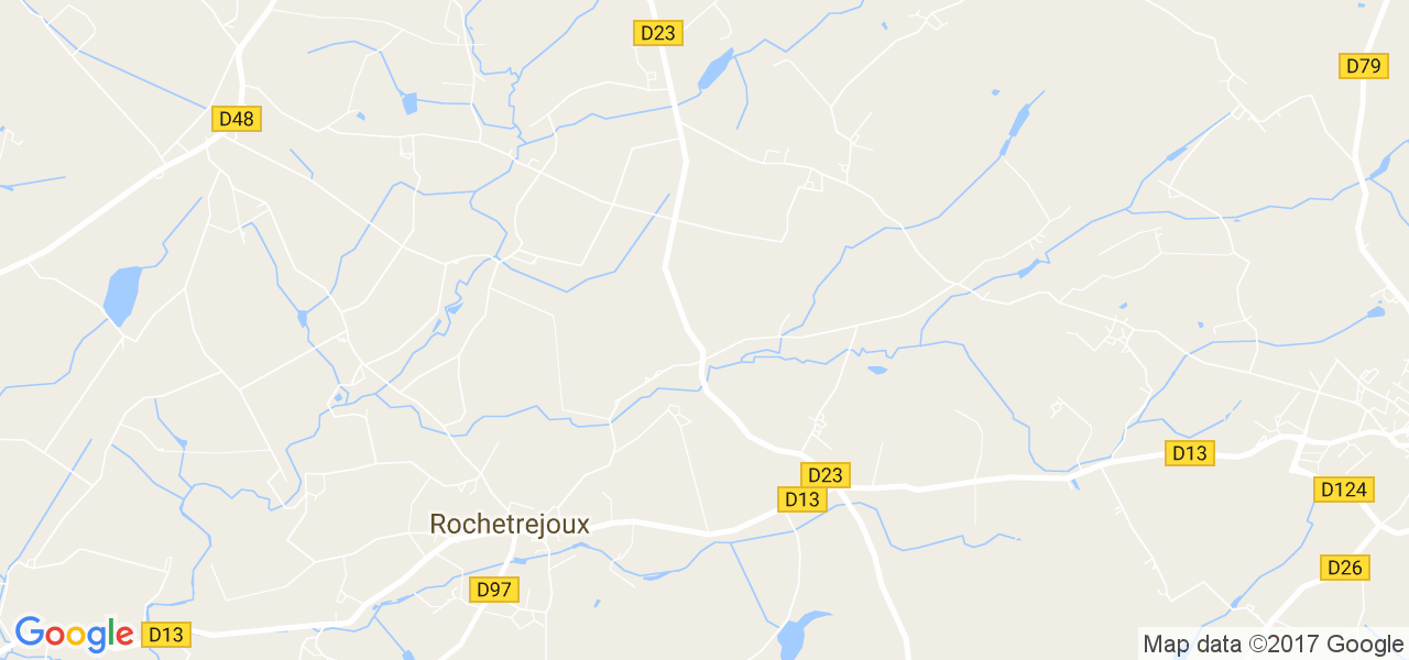 map de la ville de Rochetrejoux