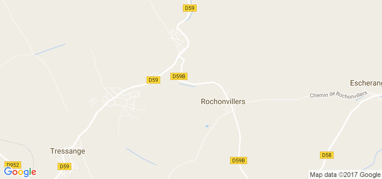 map de la ville de Rochonvillers