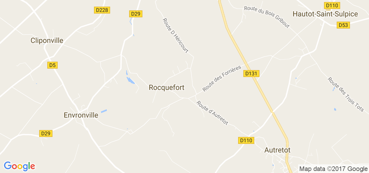 map de la ville de Rocquefort