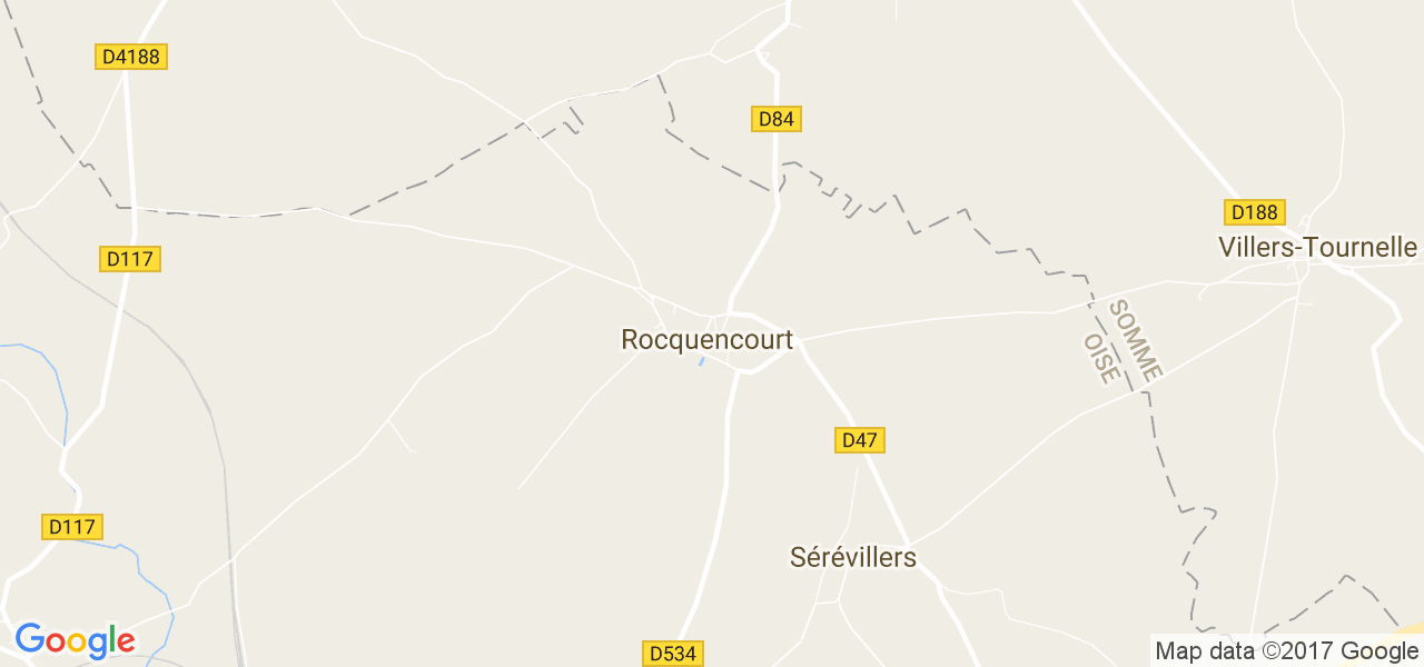 map de la ville de Rocquencourt