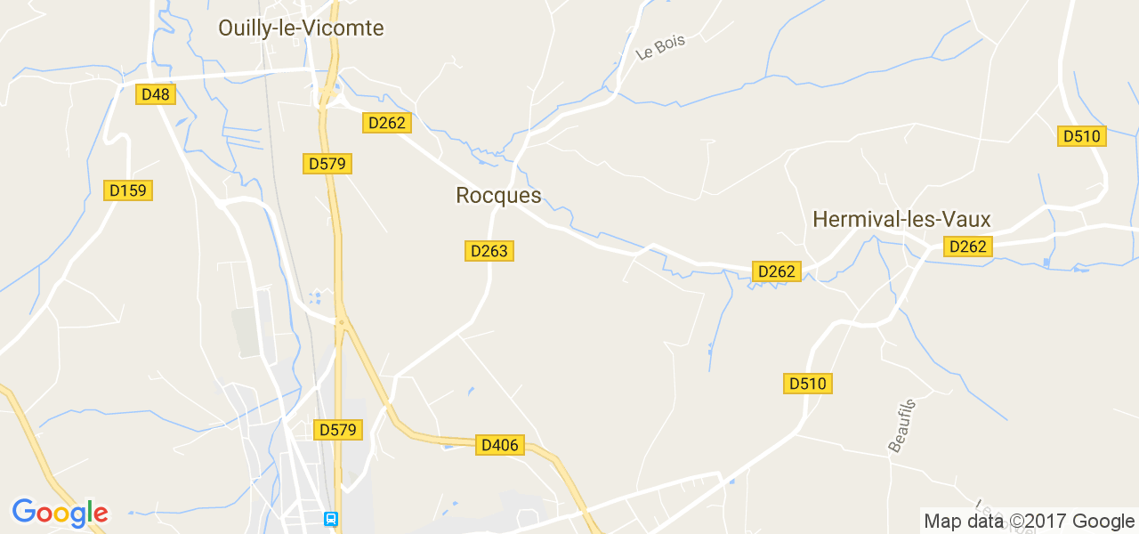map de la ville de Rocques