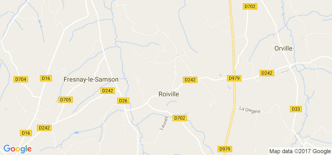 map de la ville de Roiville