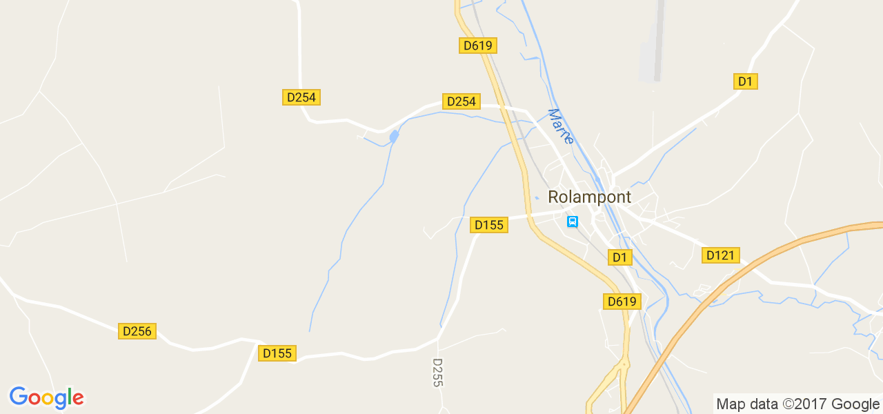 map de la ville de Rolampont