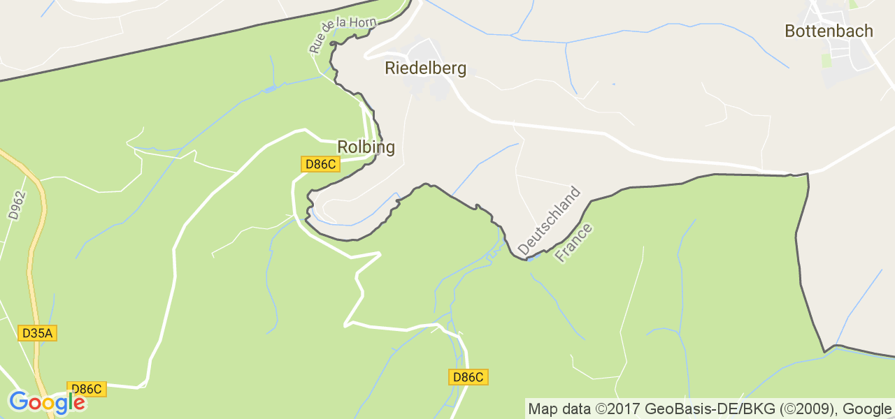 map de la ville de Rolbing