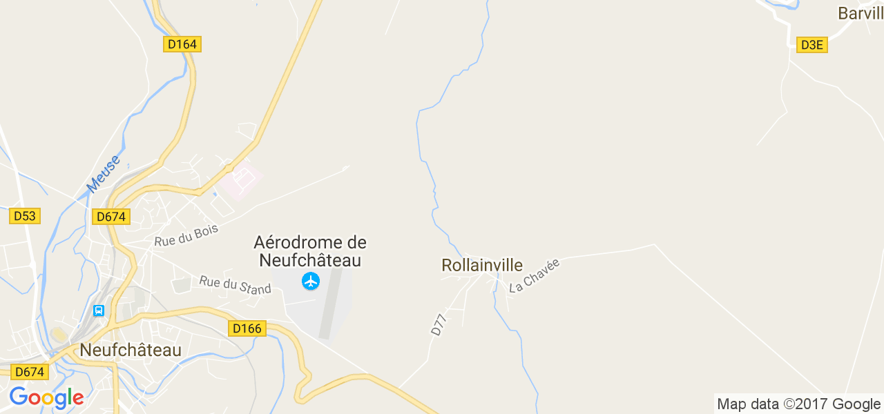 map de la ville de Rollainville