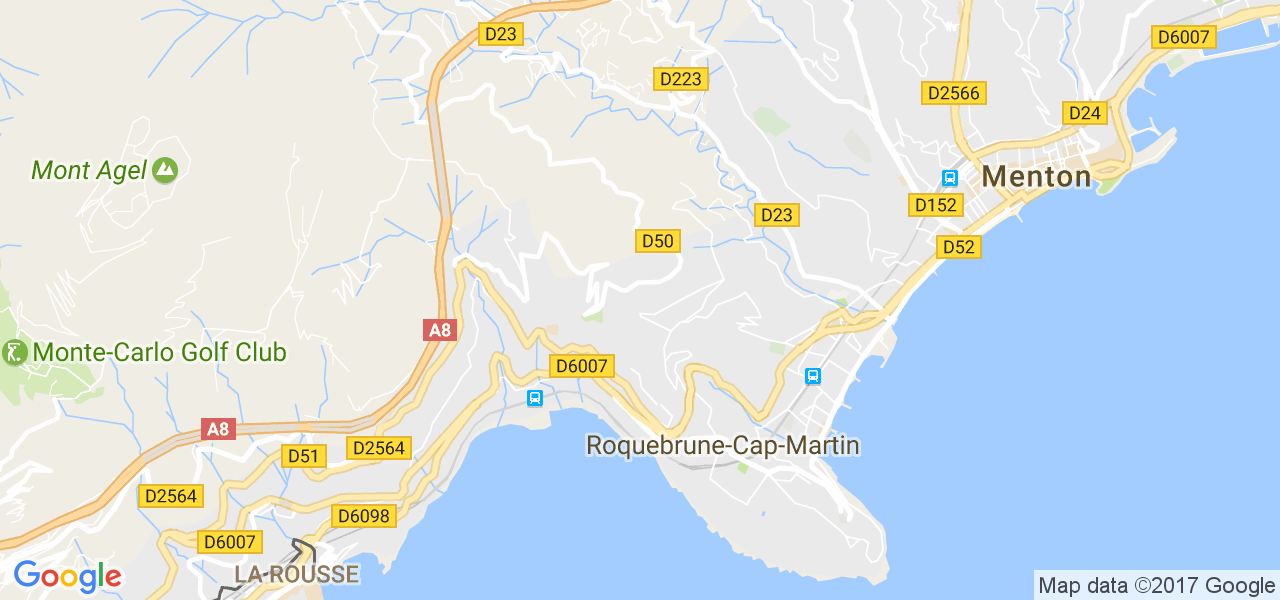 map de la ville de Roquebrune-Cap-Martin