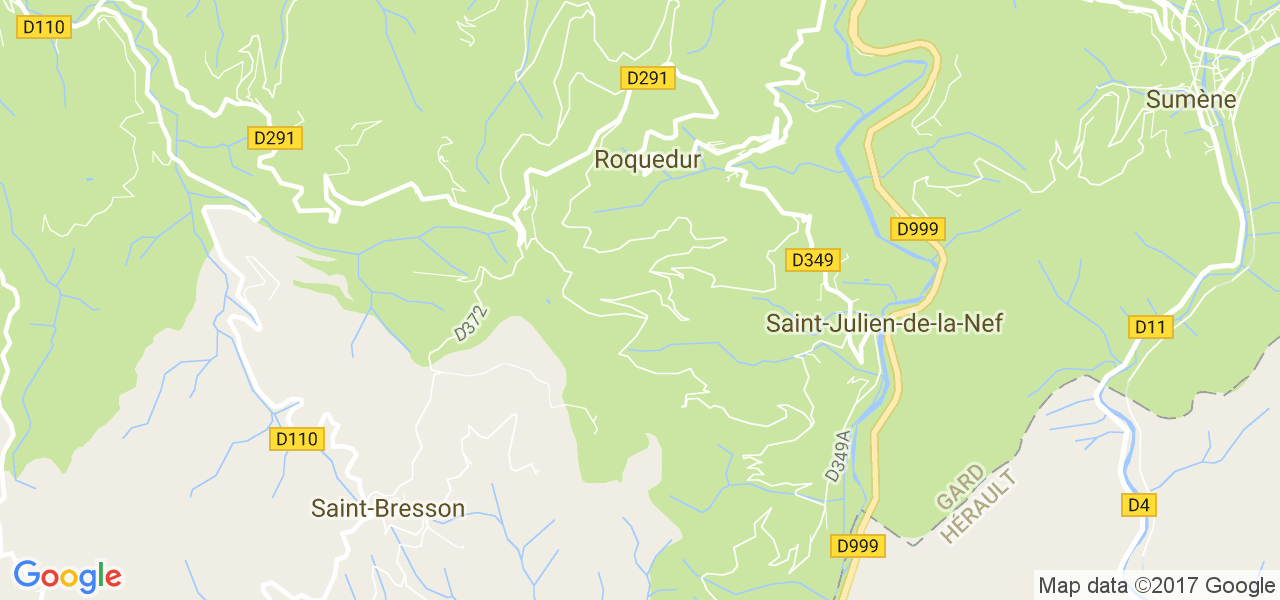 map de la ville de Roquedur