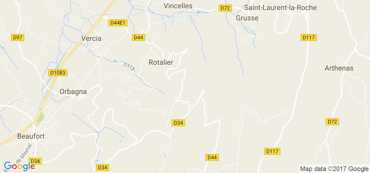 map de la ville de Rotalier