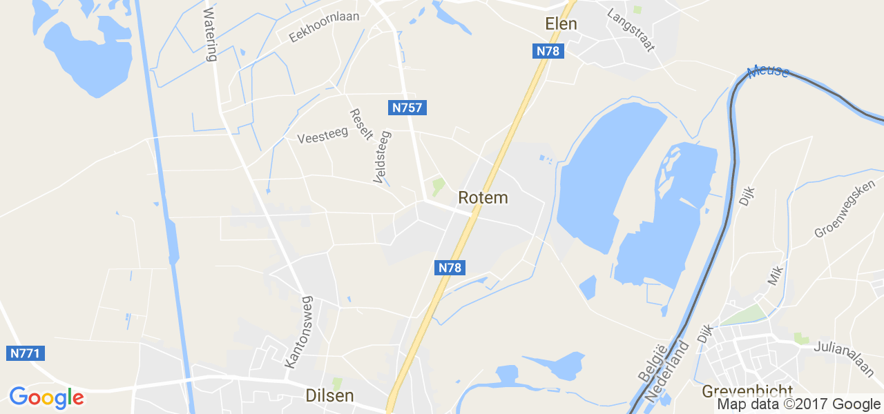 map de la ville de Rotem