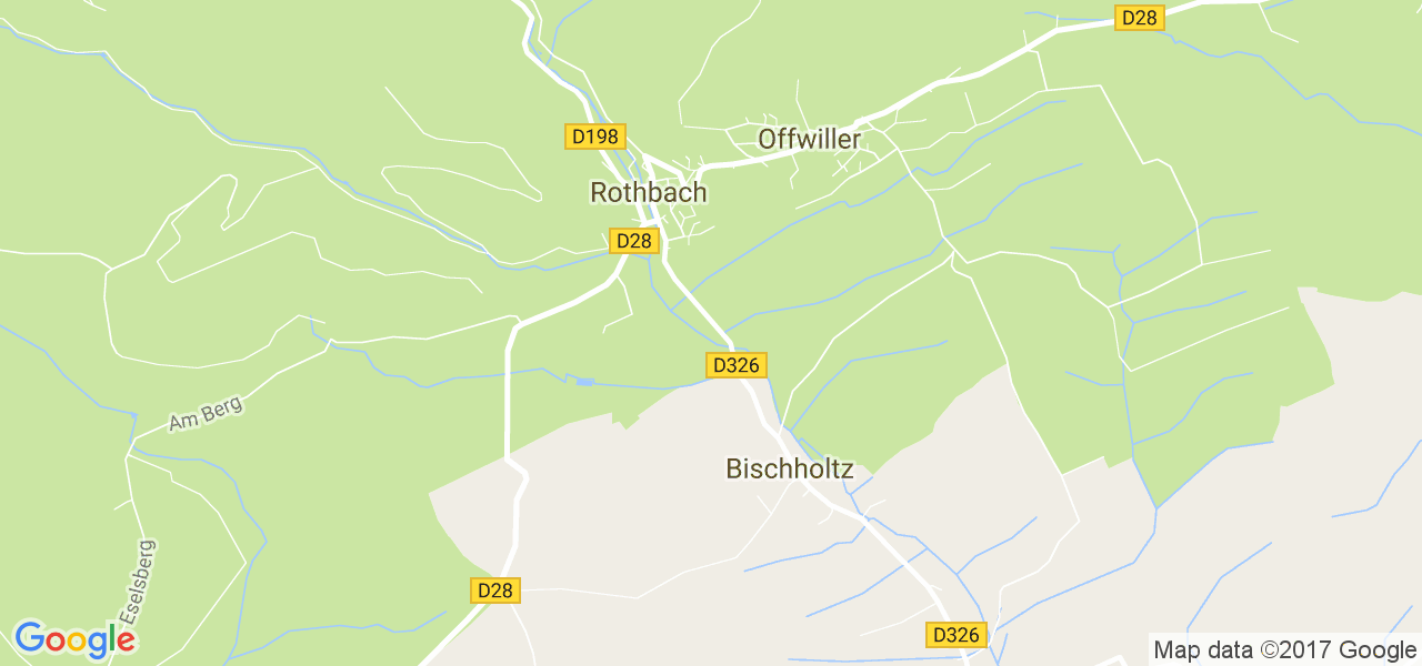 map de la ville de Rothbach