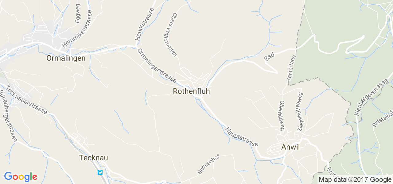 map de la ville de Rothenfluh