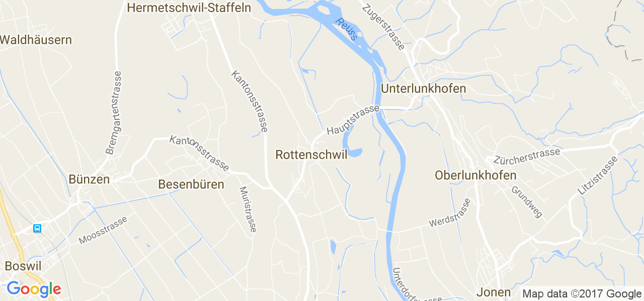 map de la ville de Rottenschwil