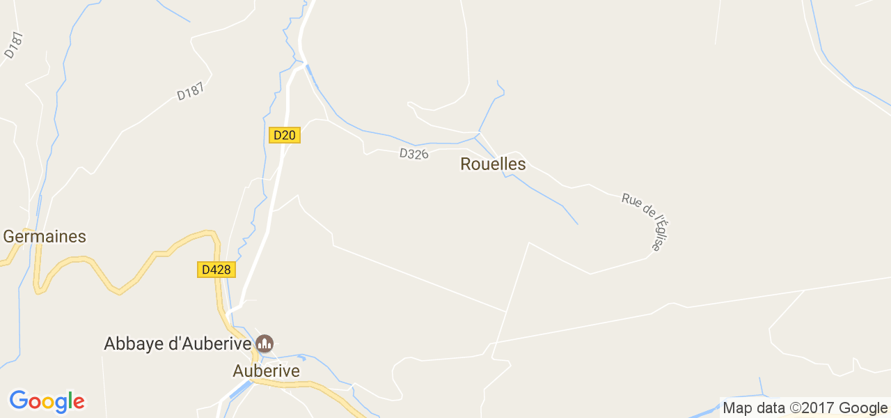 map de la ville de Rouelles