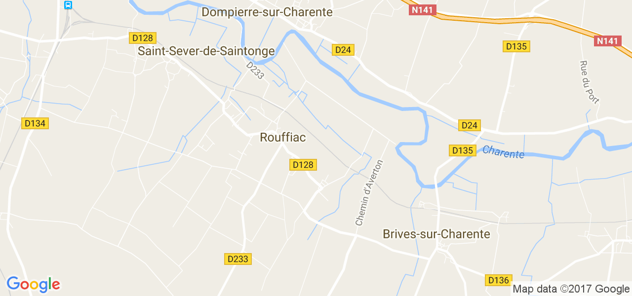 map de la ville de Rouffiac