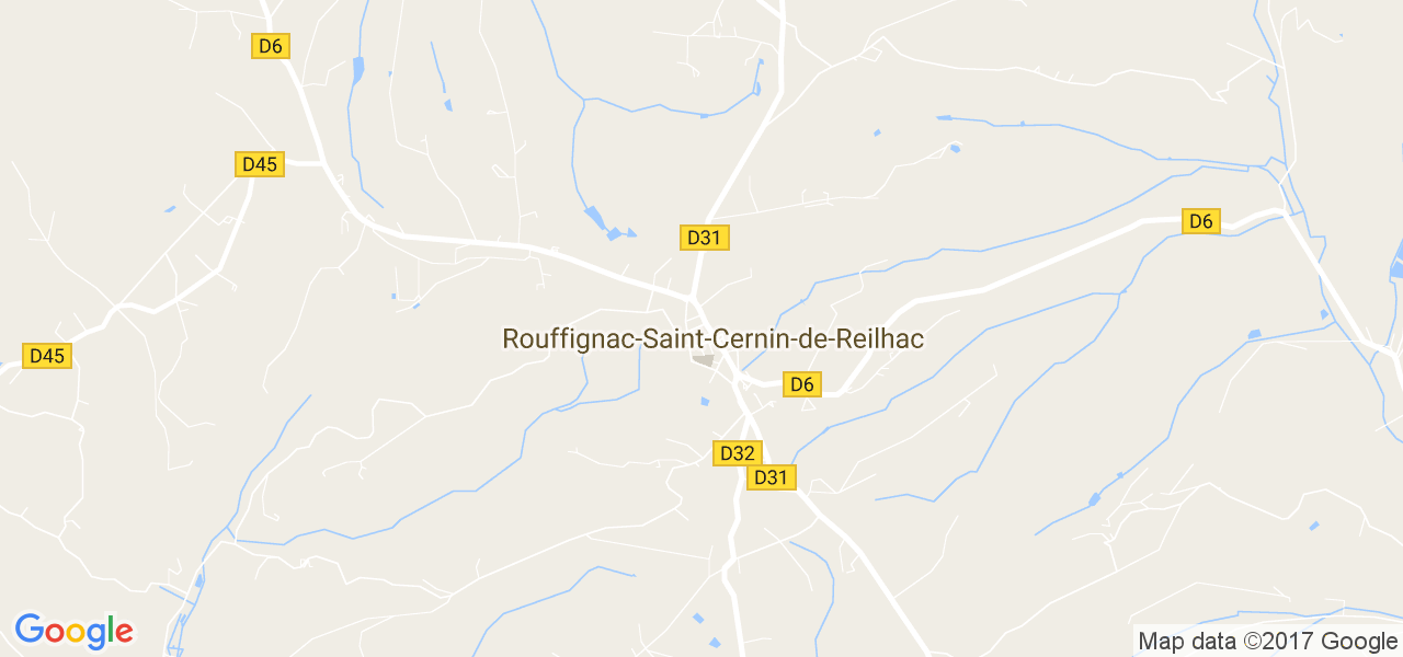 map de la ville de Rouffignac-Saint-Cernin-de-Reilhac