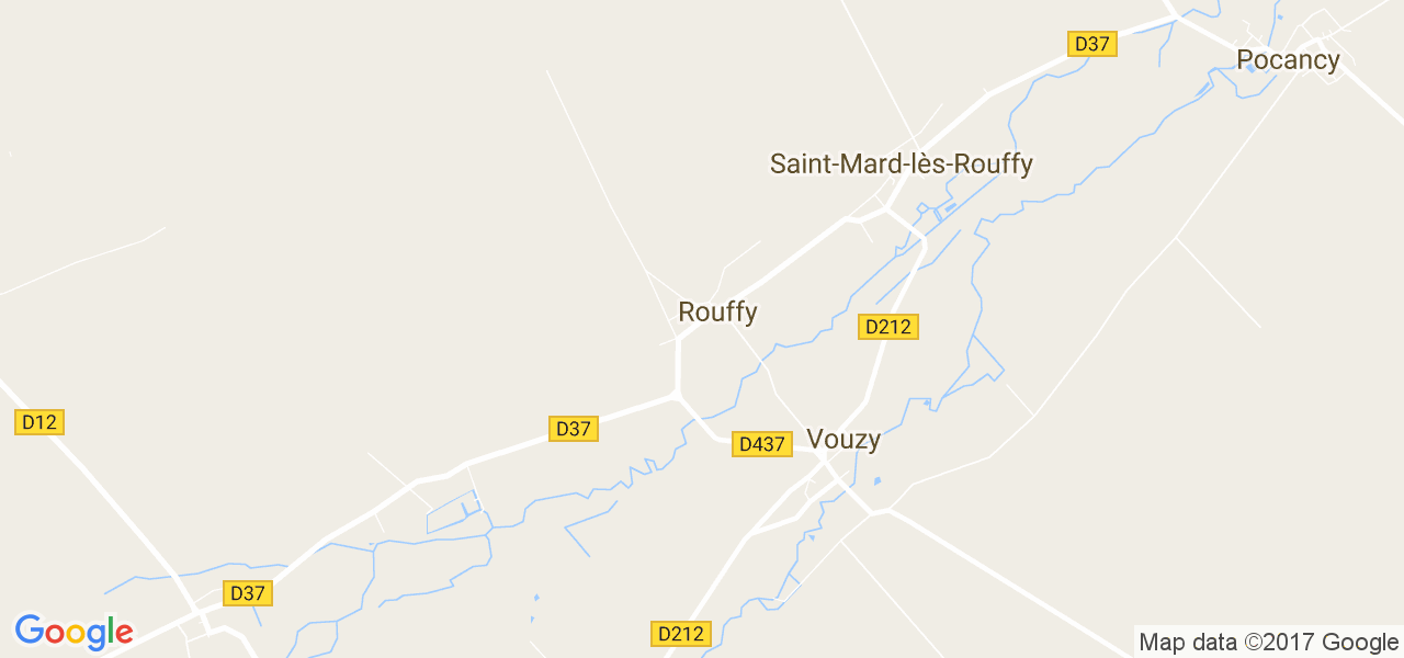 map de la ville de Rouffy