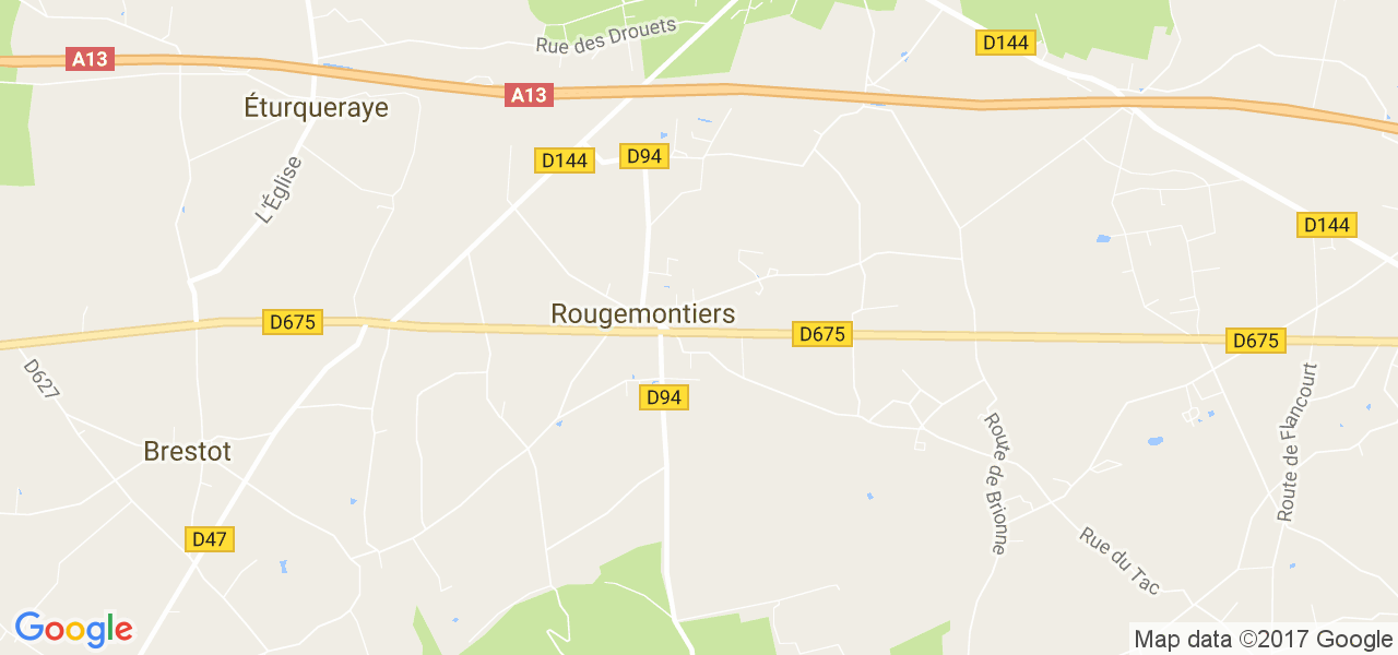 map de la ville de Rougemontiers