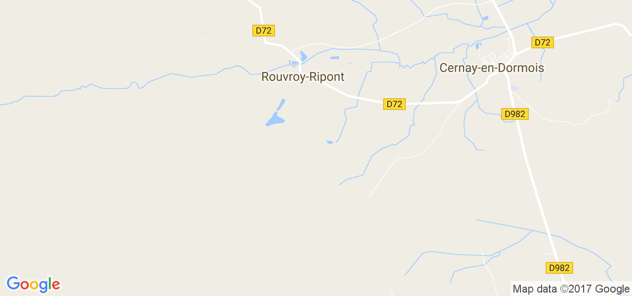 map de la ville de Rouvroy-Ripont