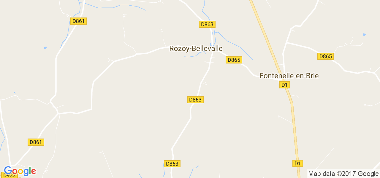 map de la ville de Rozoy-Bellevalle