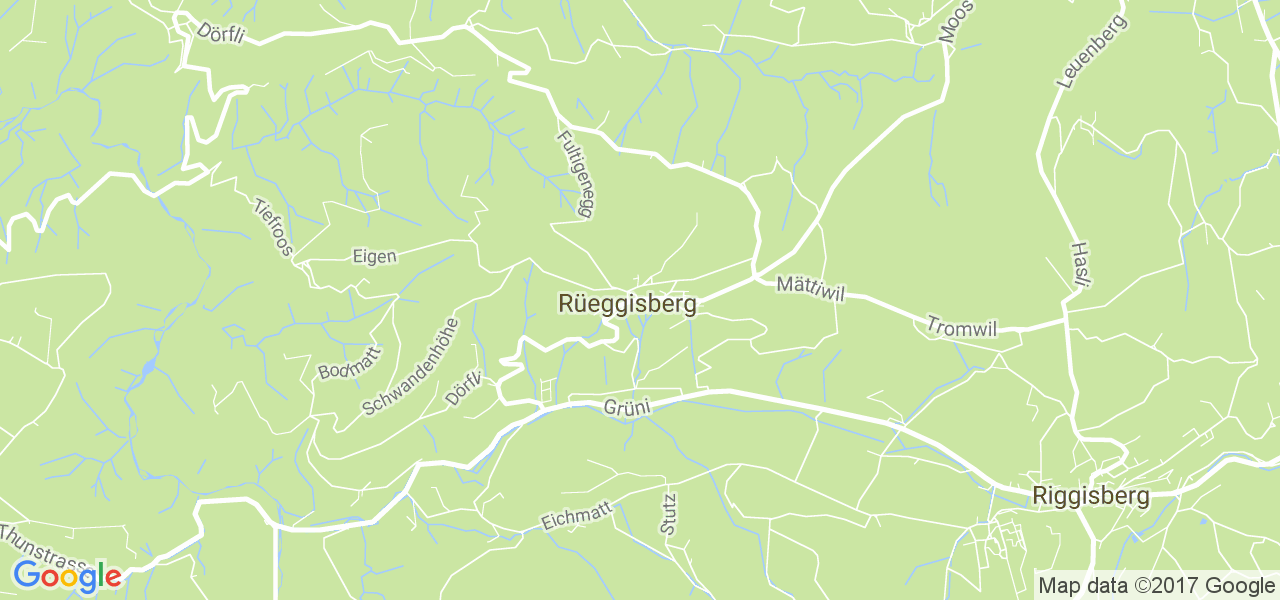 map de la ville de Rüeggisberg